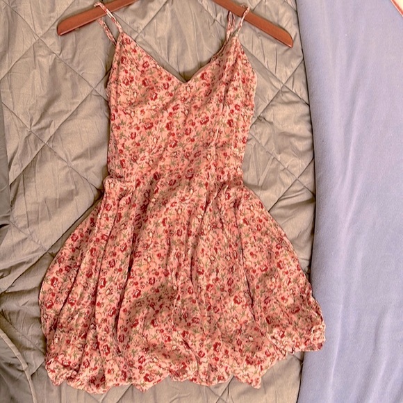 PacSun pink floral Sundress - Picture 1 of 4